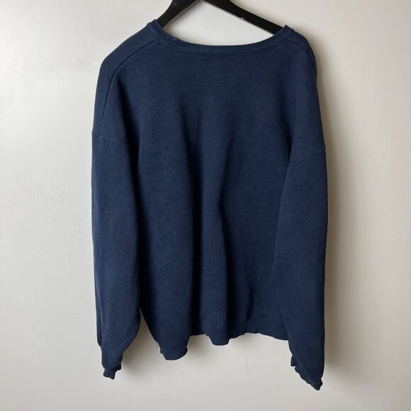 Vintage Y2K University of Virginia Navy Blue Crewneck Sweatshirt Classic - Picture 3 of 13